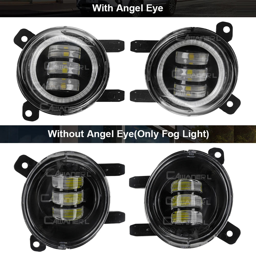 2 X Car Angel Eye LED Fog Lights for BMW 3 series