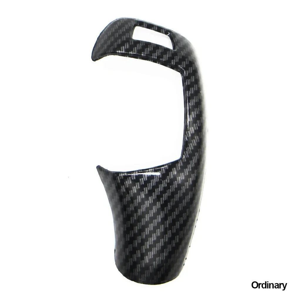 Carbon Fiber Texture Gear Shift Panel Frame Gear