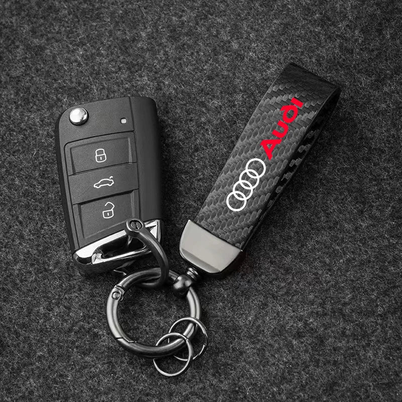 Affordable Keychain Carbon Fiber For Audi