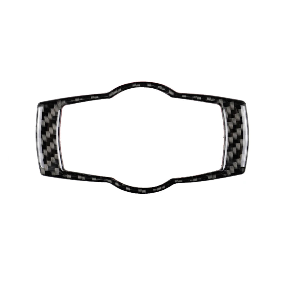 Carbon Fiber Car Headlight Switch Frame Cover