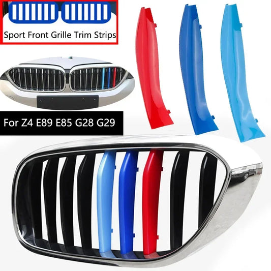 BMW Front Grille Trim Bumper Strips Cover Sticker