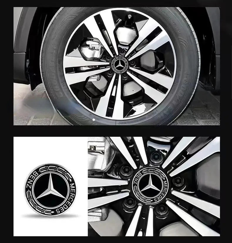 Car Wheel Center Hub Caps For Mercedes Benz