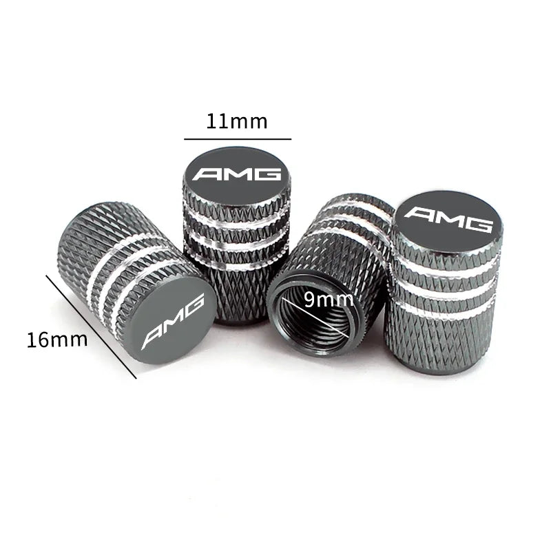 4pcs Car Wheel Tire Valve Caps Tyre Rim Stem