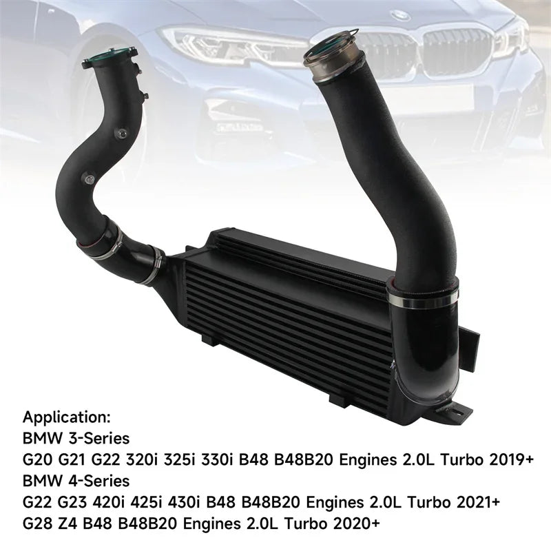 Charge Pipe Kit Intercooler Intake Turbo For BMW 3-Series G20 G22 G28 Z4 B48 320I 325I 420I