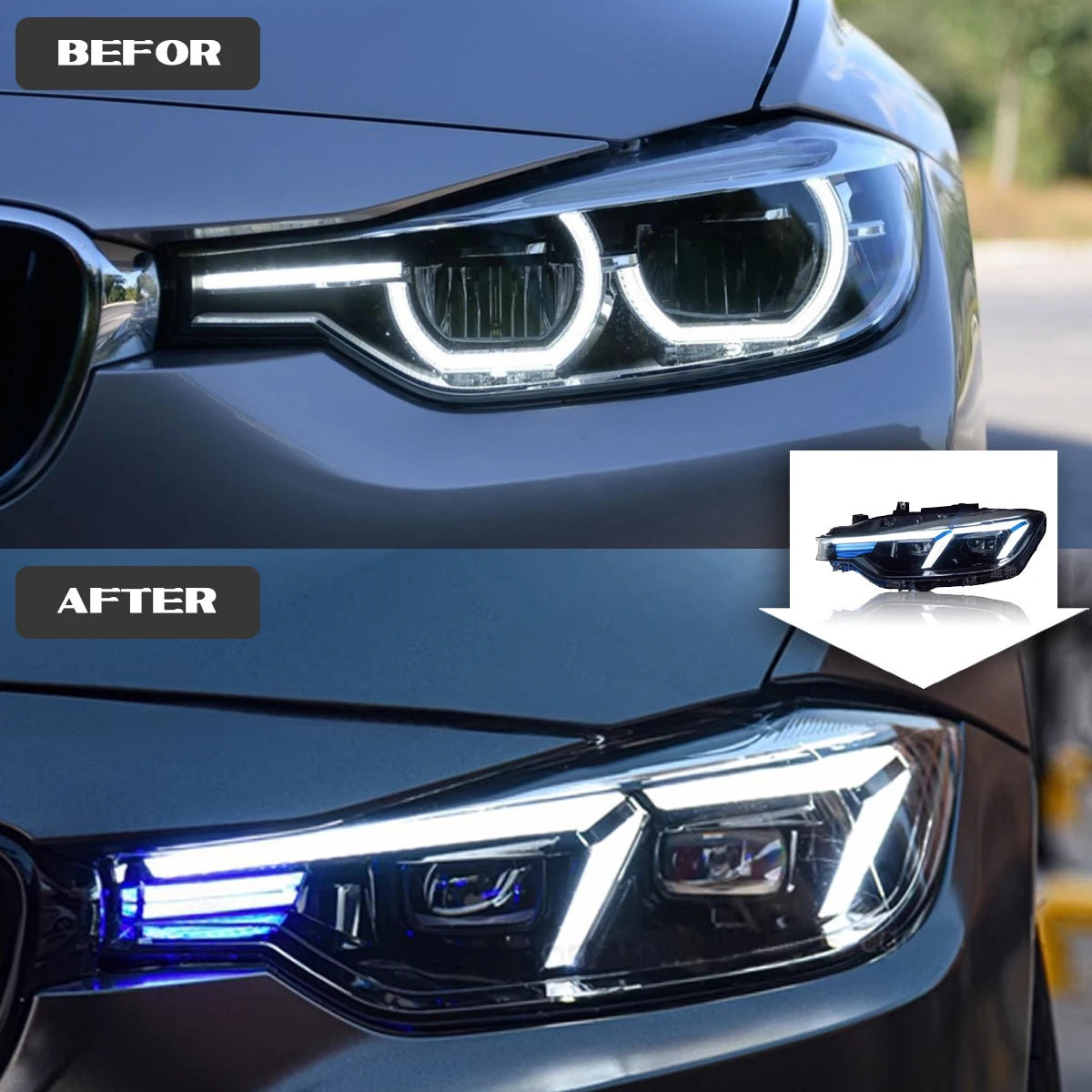 Car Lights LED Headlamps For BMW