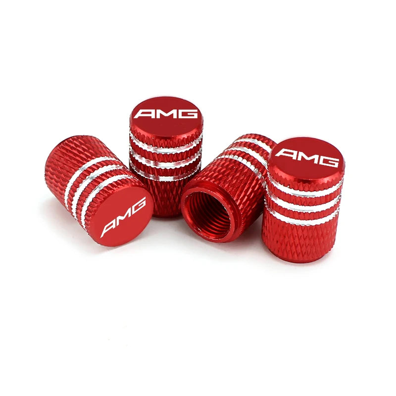 4pcs Car Wheel Tire Valve Caps Tyre Rim Stem