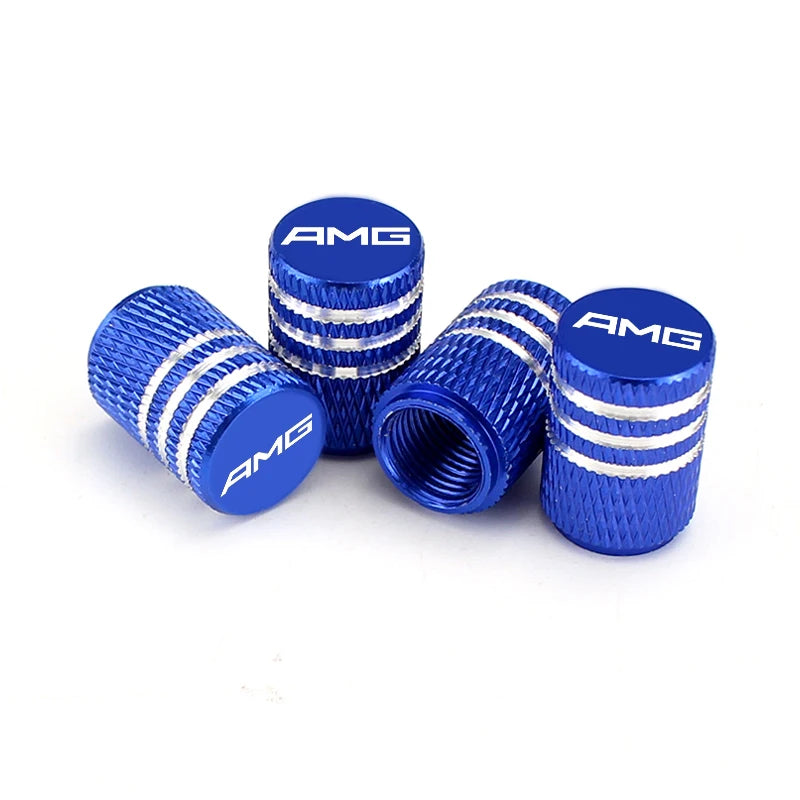 4pcs Car Wheel Tire Valve Caps Tyre Rim Stem