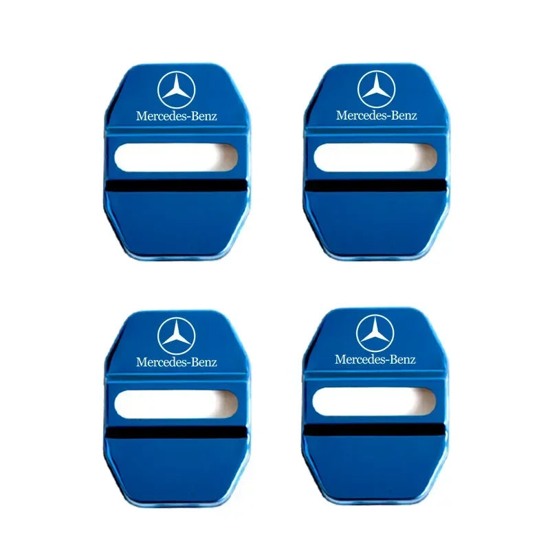 Car Door Lock Covers Sticker for Mercedes Benz