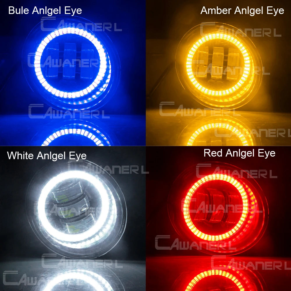 2 X Car Angel Eye LED Fog Lights for BMW 3 series