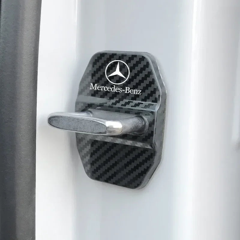 Car Door Lock Covers Sticker for Mercedes Benz