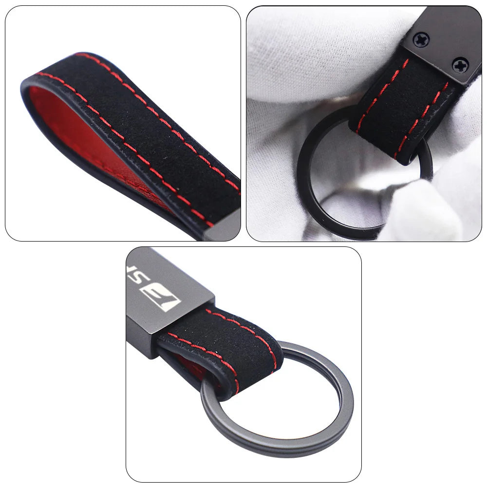 for Lexus F LFA ISF GSF RCF F SPORT ct gs nx es if lc ls car key chain leather keychain Car Accessories