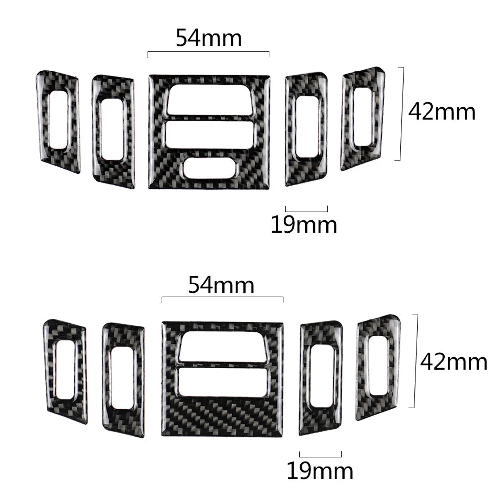 Carbon Fiber Interior Sticker For BMW E90 E92 E93