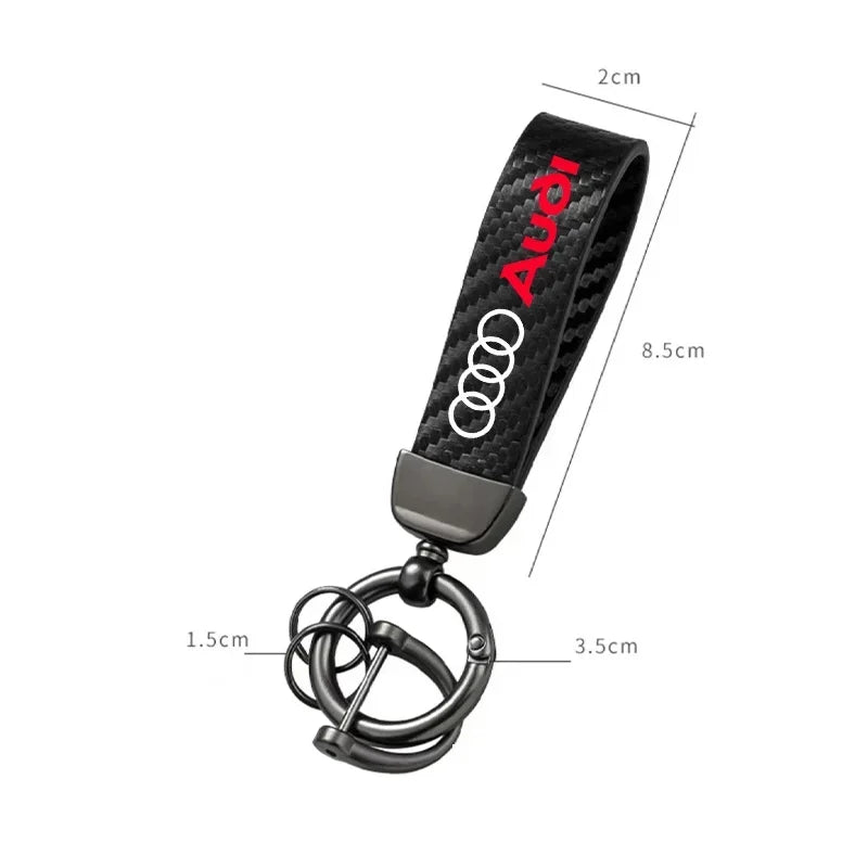 Affordable Keychain Carbon Fiber For Audi