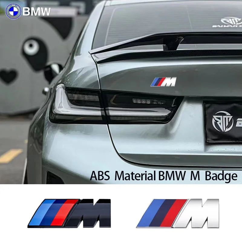 3d Abs M Logo Car Body Side Badge