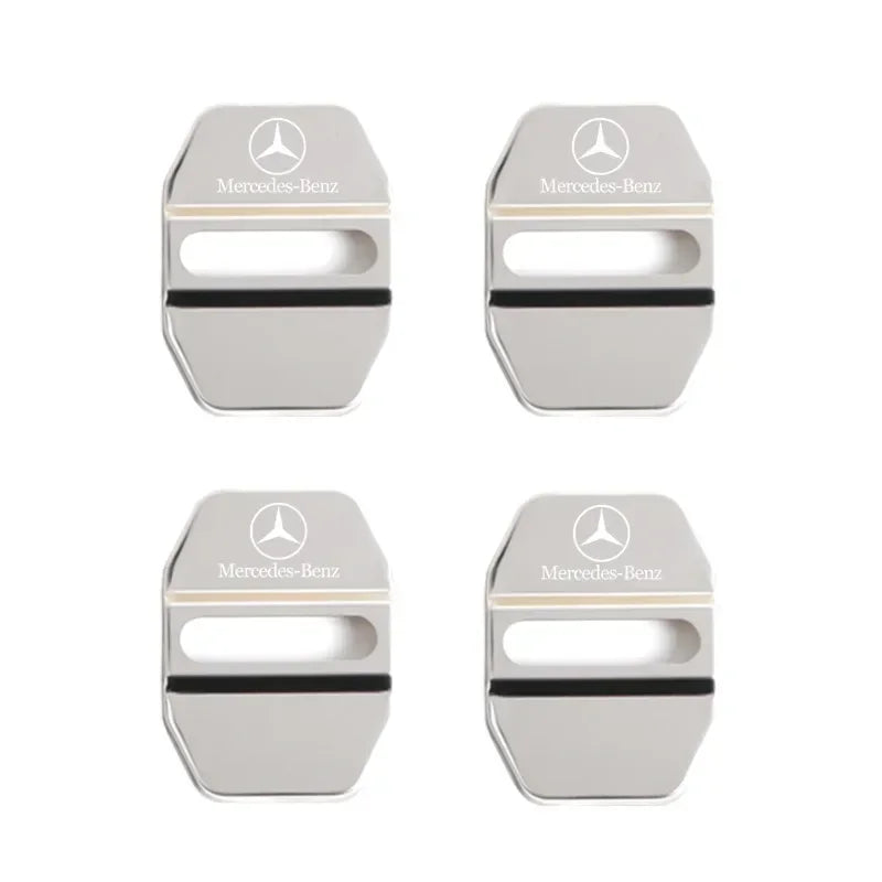 Car Door Lock Covers Sticker for Mercedes Benz