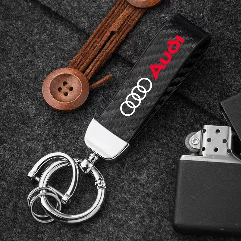 Affordable Keychain Carbon Fiber For Audi