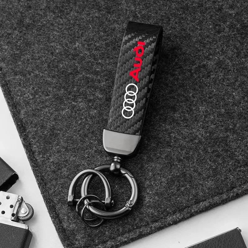 Affordable Keychain Carbon Fiber For Audi