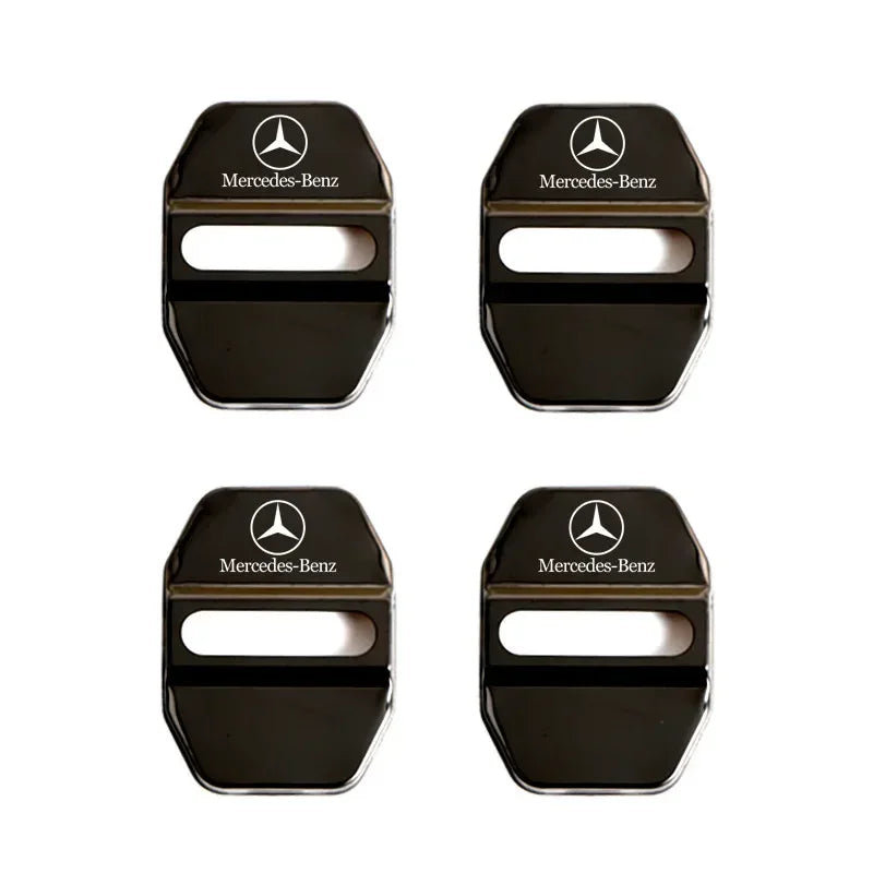 Car Door Lock Covers Sticker for Mercedes Benz