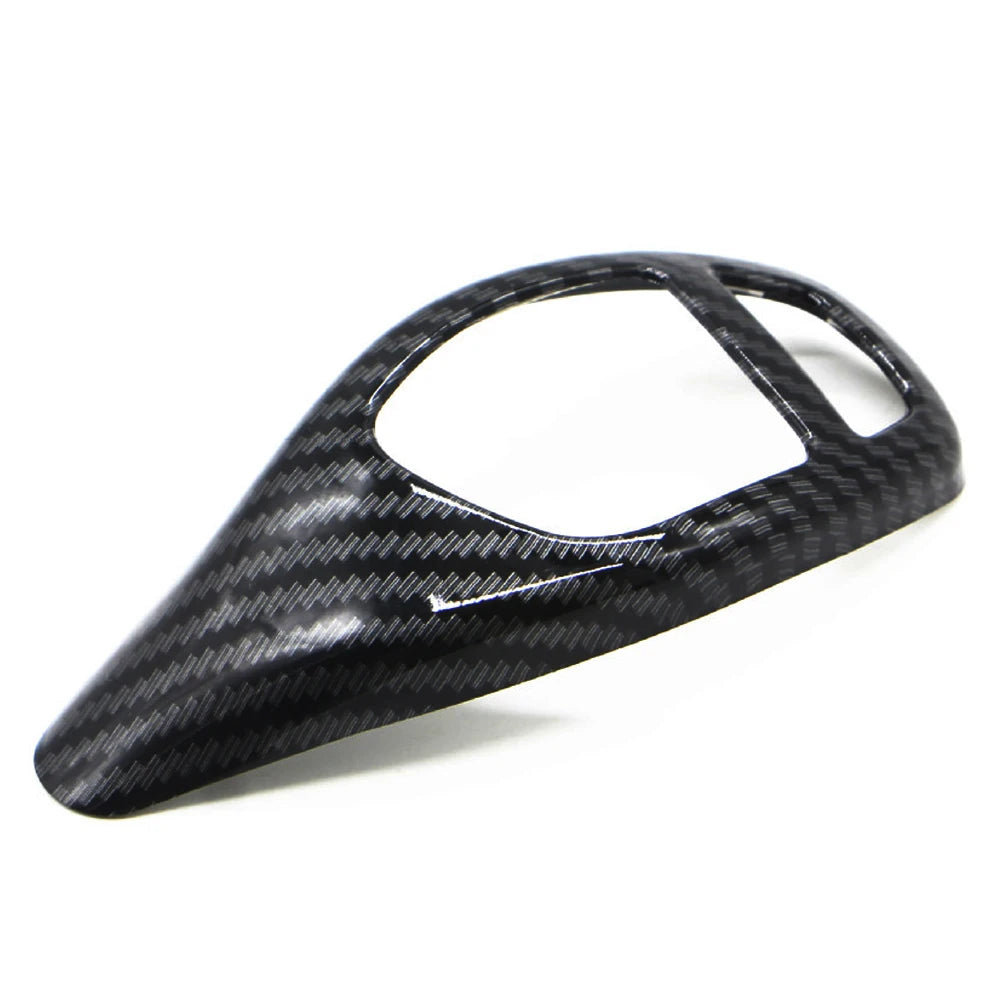 Carbon Fiber Texture Gear Shift Panel Frame Gear