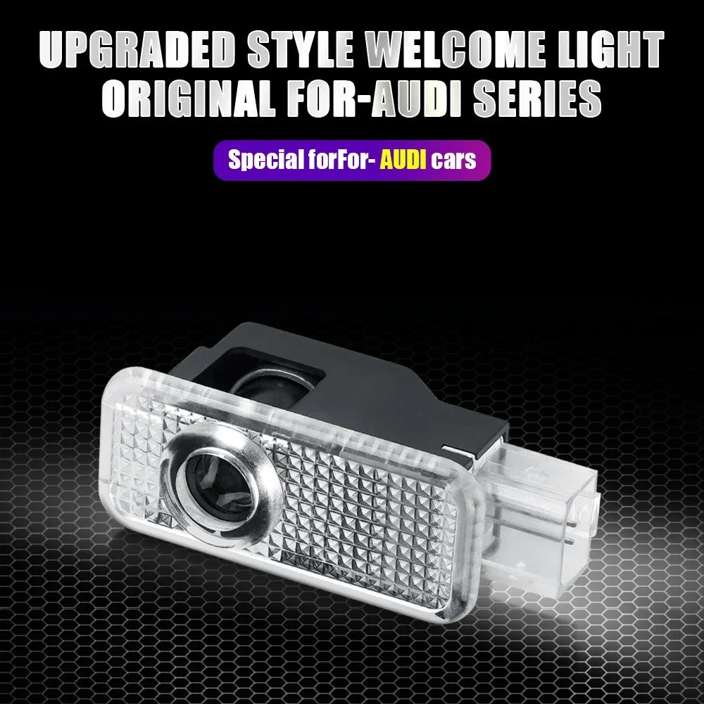 Car Door Welcome Light Led HD Projector Lamp For Audi A3 A4 B8 8P 8V A6 C7 A5 Q5 B7 B6 B9 SLINE QUTTRO RS Q3 Q7 S3 S4 S5 S6 S8