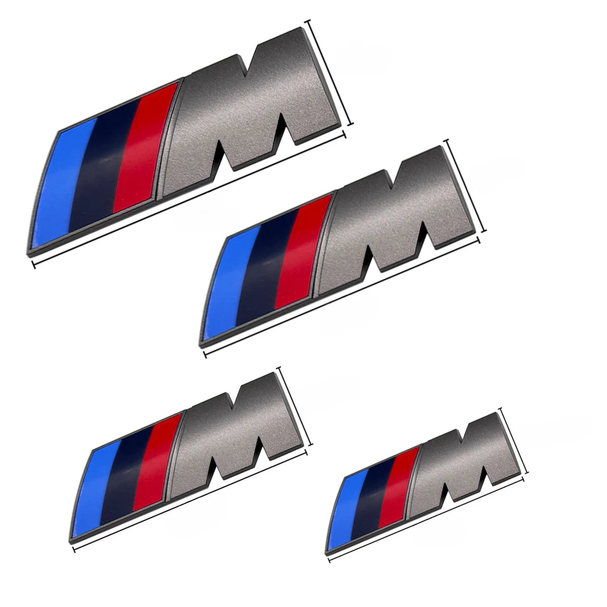 ABS M Logo Car Body Side Badge For All BMW